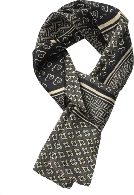 100% Mulberry Silk Scarf - Unisex Skin-Friendly Accessory for All Seasons (59"x7") With Gift Packed