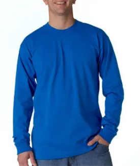 2955 Union Made: A Division of Bayside Adult Union Made Long-Sleeve Cotton Tee Royal