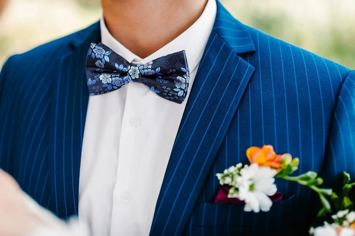 3/6 Pack Bow Tie Paisley Plaid Dot Pre-Tie Bow Tie Classic Formal Bow Ties for Men Adjustable Bowtie Tuxedo Wedding
