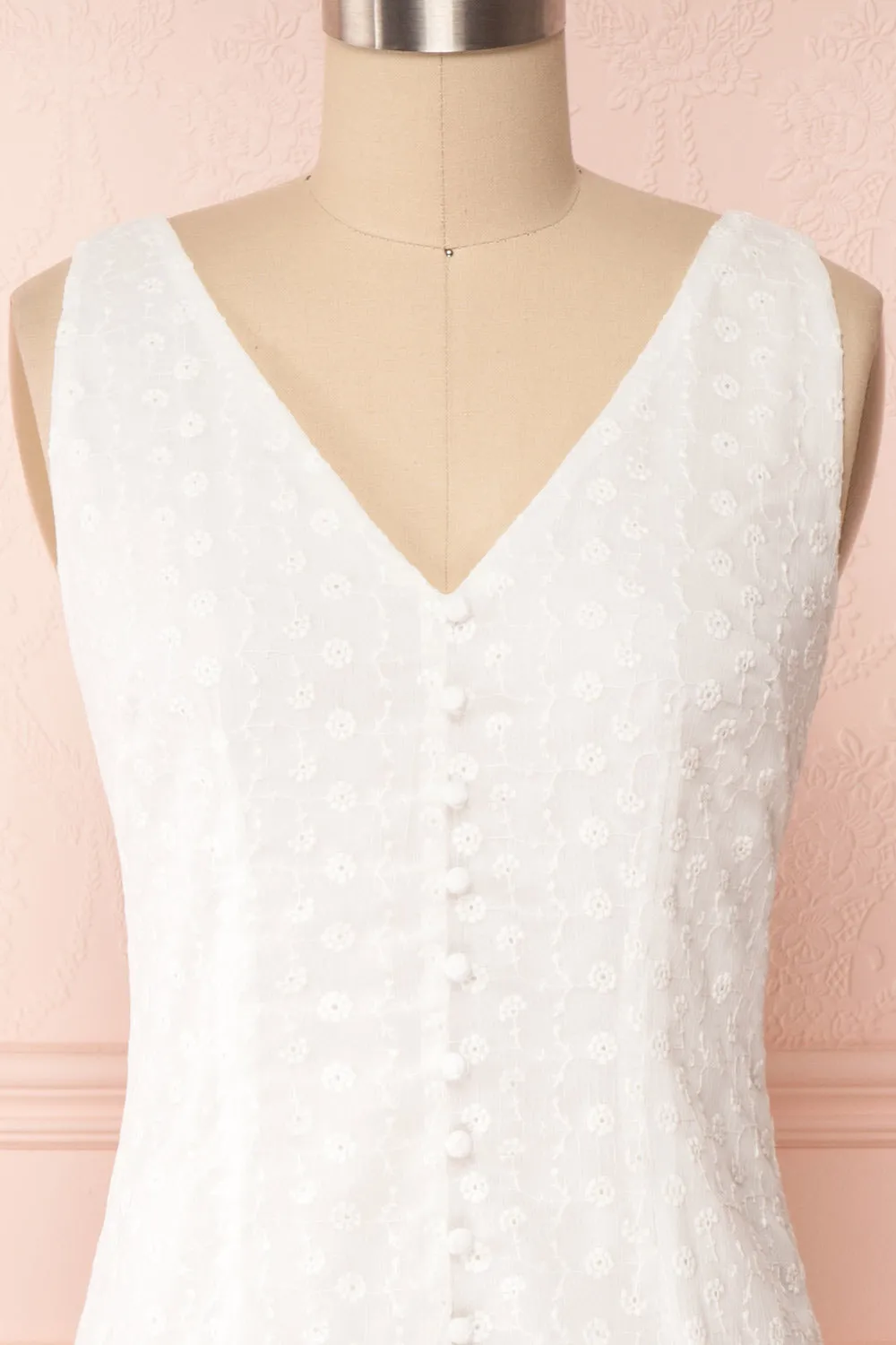 Adelaide | Embroidered Short Dress