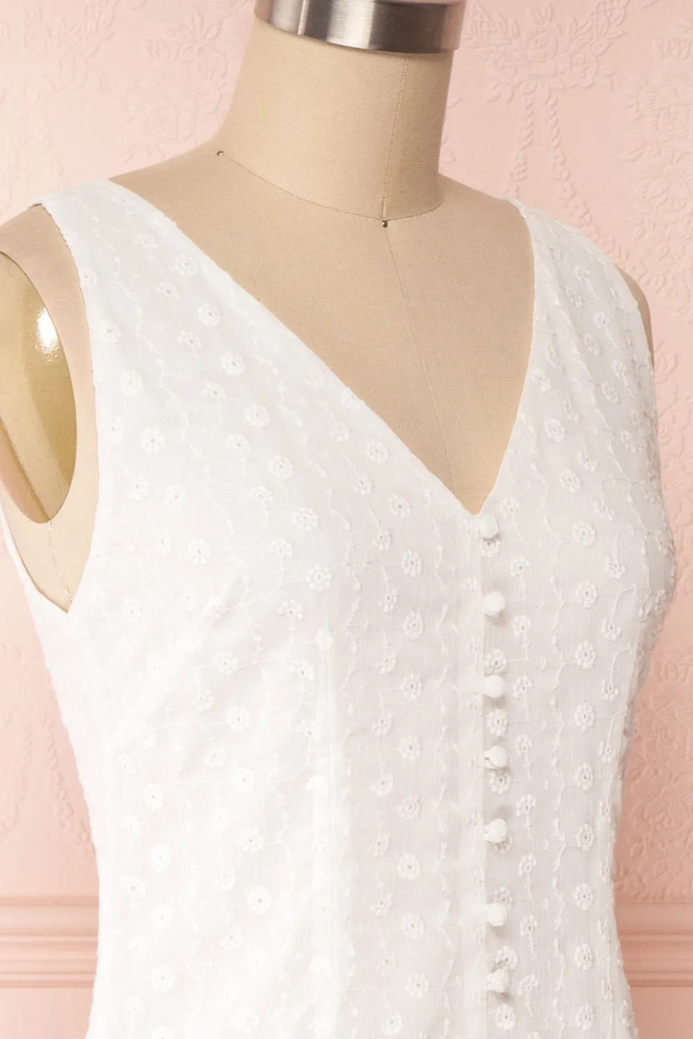 Adelaide | Embroidered Short Dress