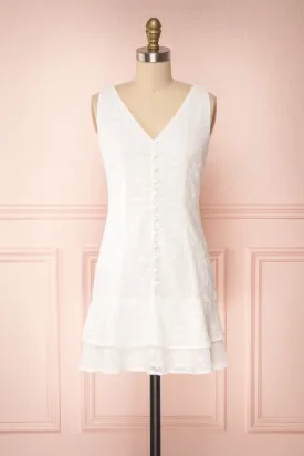 Adelaide | Embroidered Short Dress