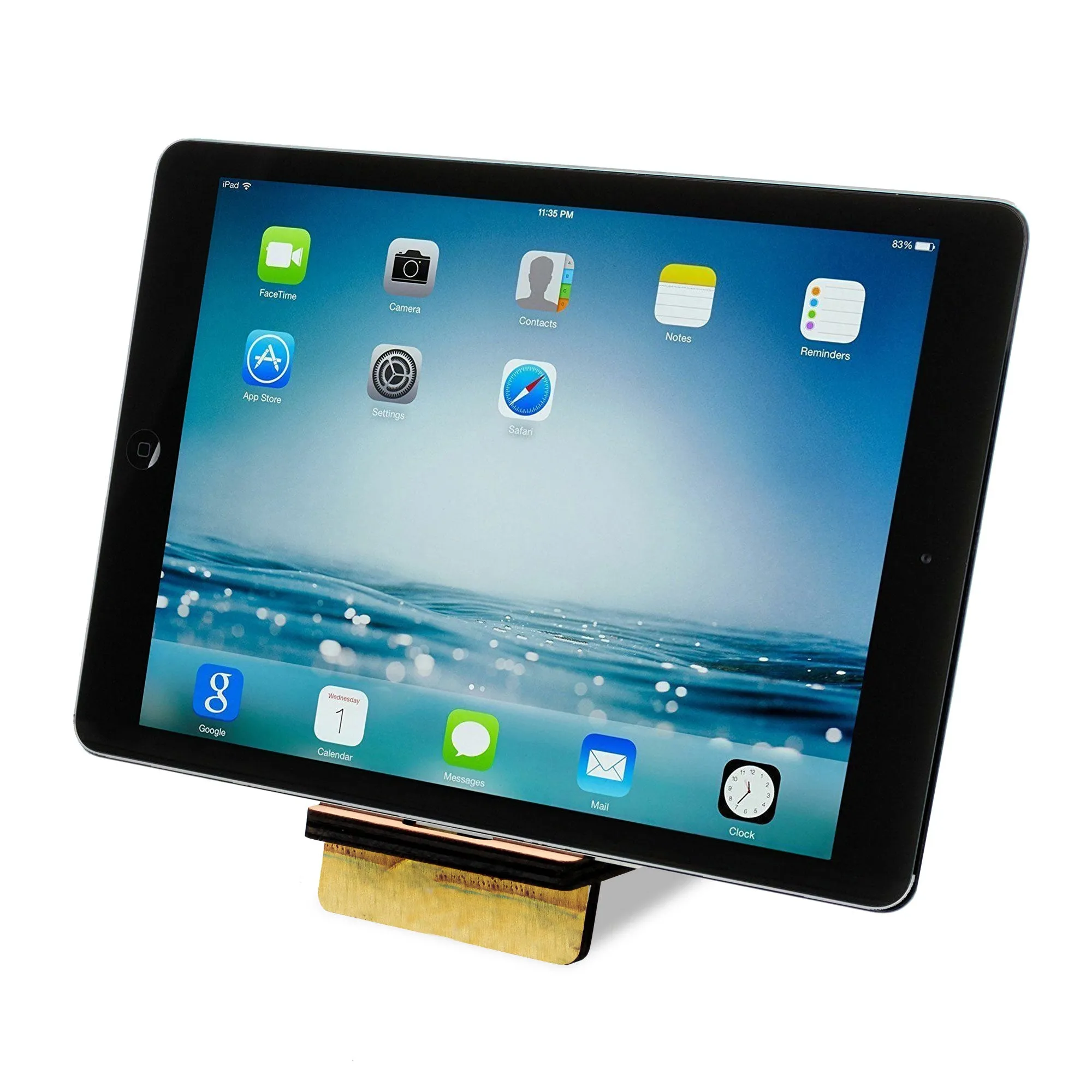 Allegiance Patriotic Eagles Cell Phone Stand - Wood Mobile Tablet Holder Charging Station Organizer - 892093-JB