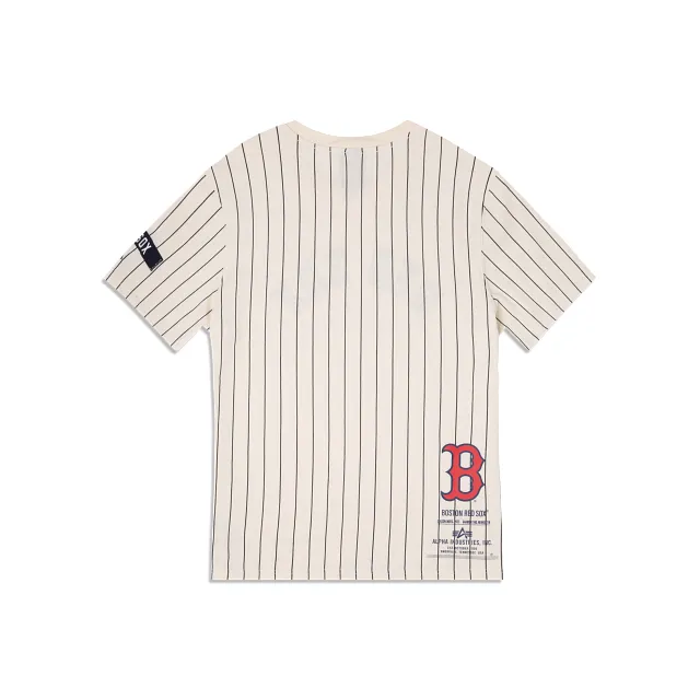 Alpha Industries X Boston Red Sox Striped T-Shirt