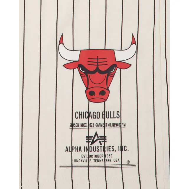 Alpha Industries X Chicago Bulls Striped T-Shirt