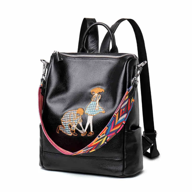 Amethyst M0410 Luxury Leather Single-shoulder bag / Backpack