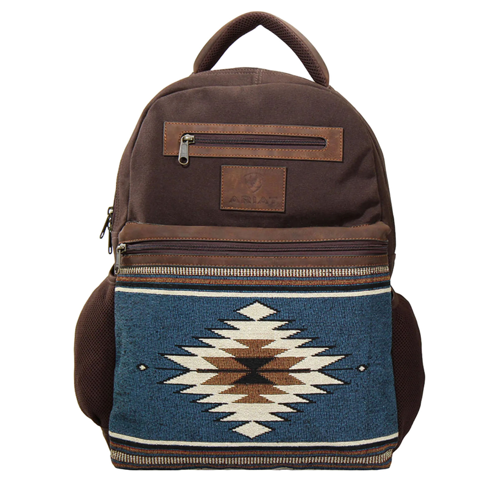 Ariat Aztec Graphic Brown Rug Western Backpack A460002997