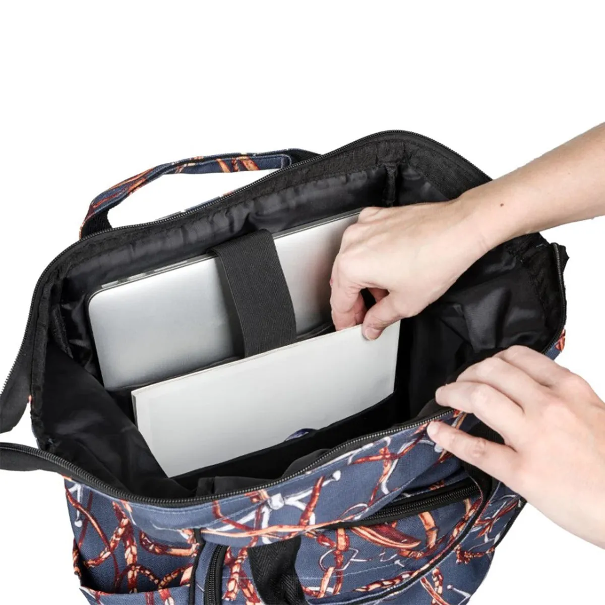 AWST Int'l "Lila" Snaffle Bits Backpack and Laptop Case