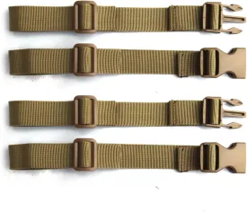 Backpack Chest Strap, 2 Set Sternum Straps for Backpacks, Outdoor Backpack Strap Keeper Accessories for Adults