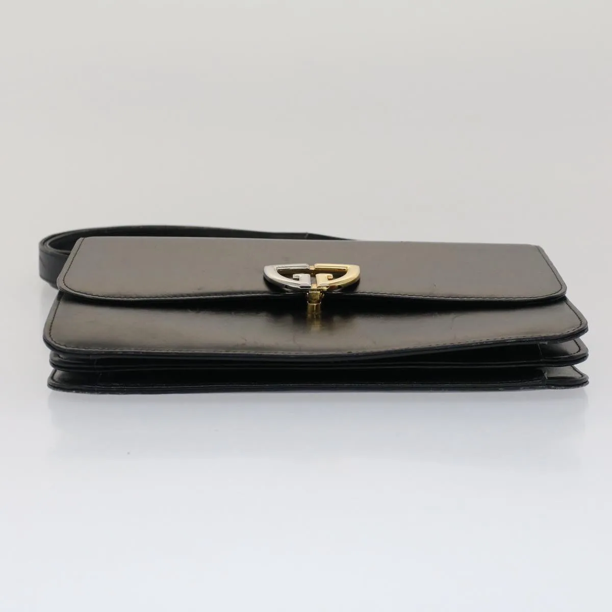 BALLYBALLY  Gucci Shoulder Bag Leather 3Set Black Red Auth 50754