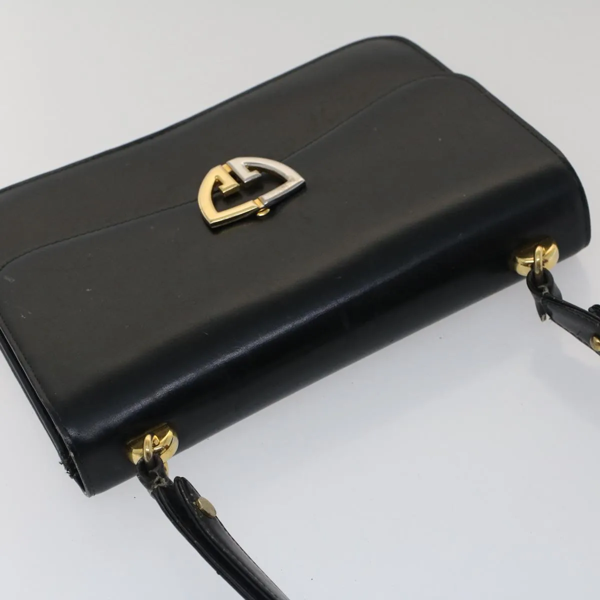 BALLYBALLY  Gucci Shoulder Bag Leather 3Set Black Red Auth 50754