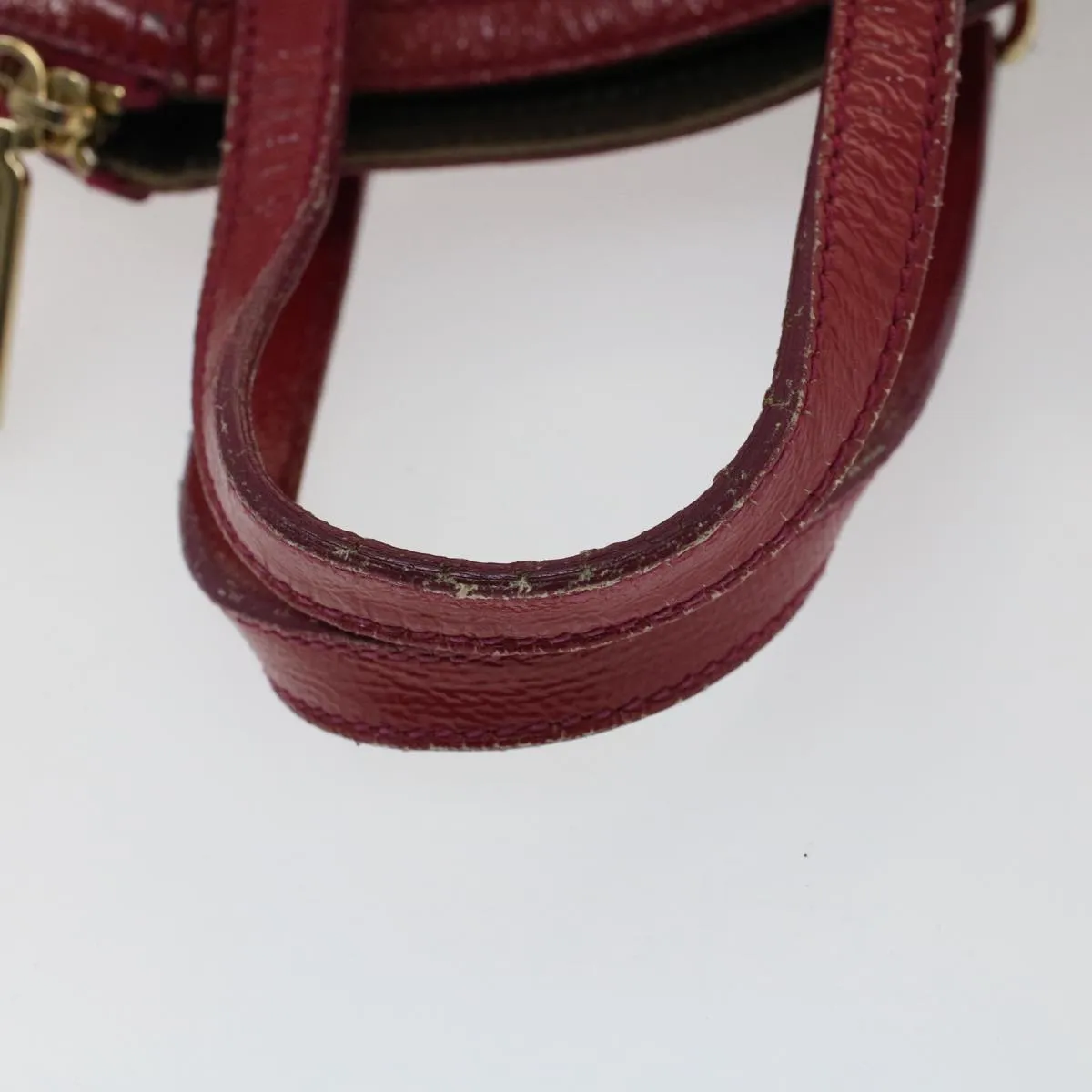 BALLYBALLY  Gucci Shoulder Bag Leather 3Set Black Red Auth 50754