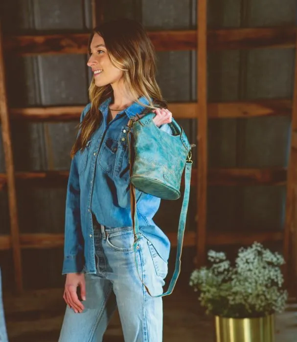 Bed Stu "Delilah" Dark Teal Lux Handbag
