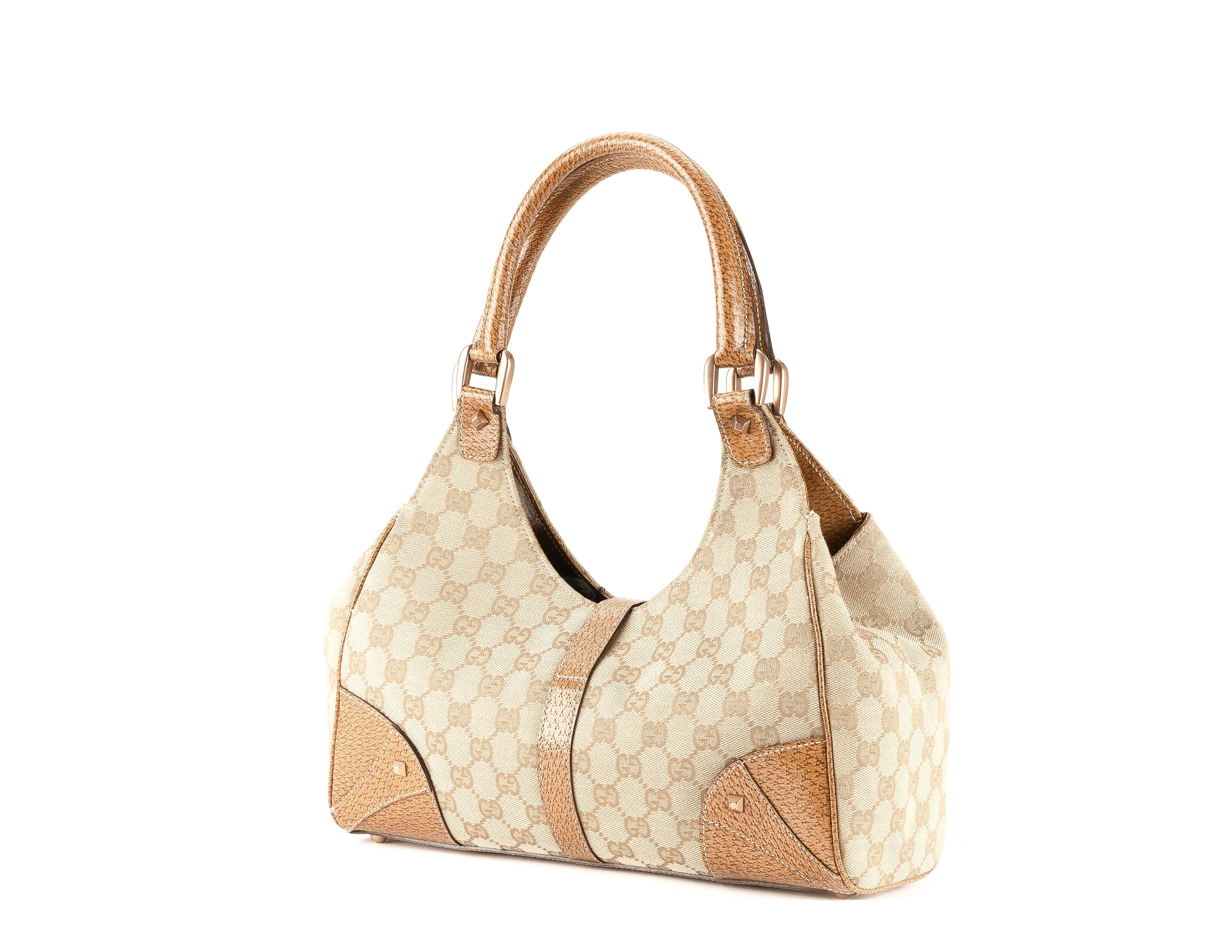 Beige Brown Jackie Shoulder Bag