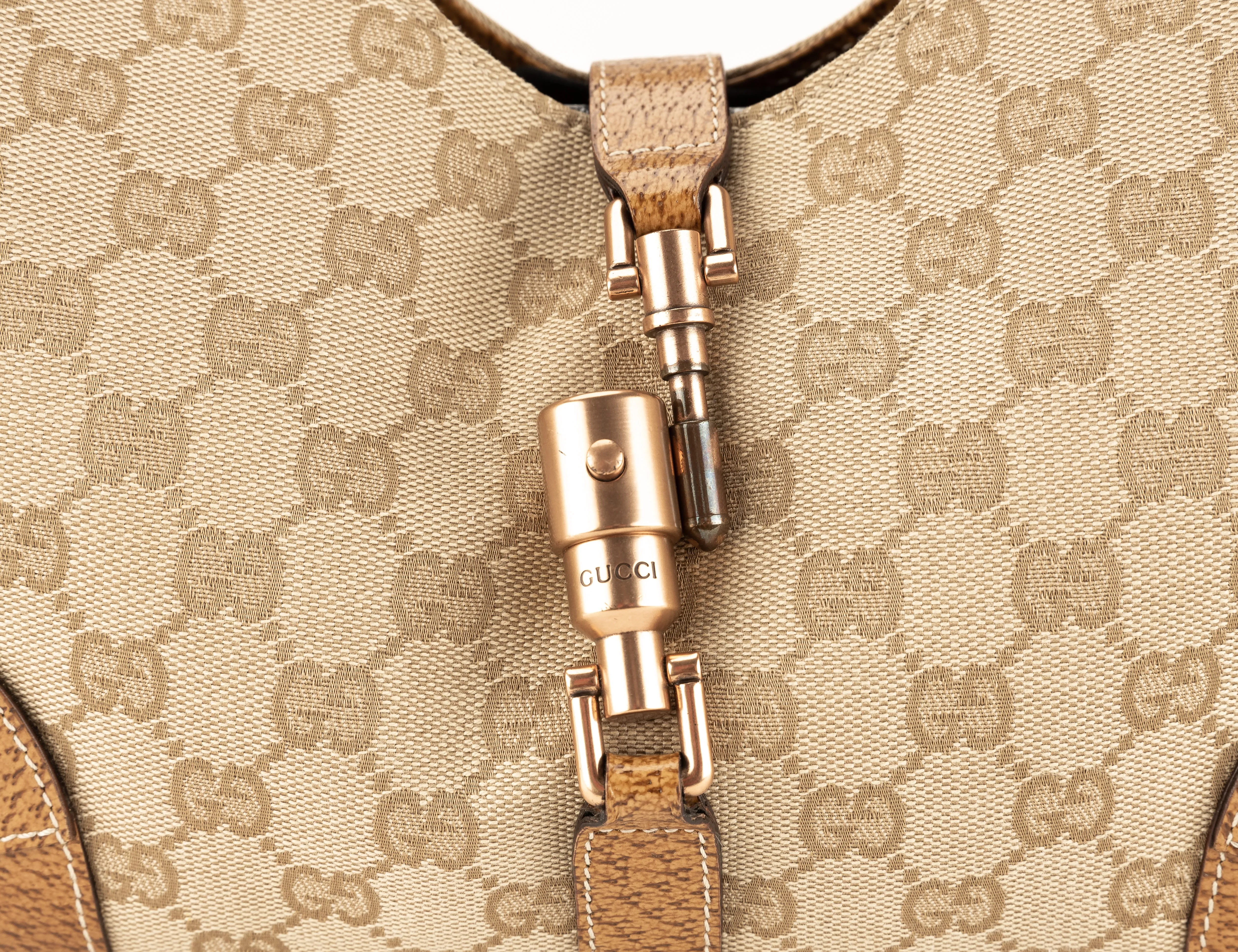 Beige Brown Jackie Shoulder Bag
