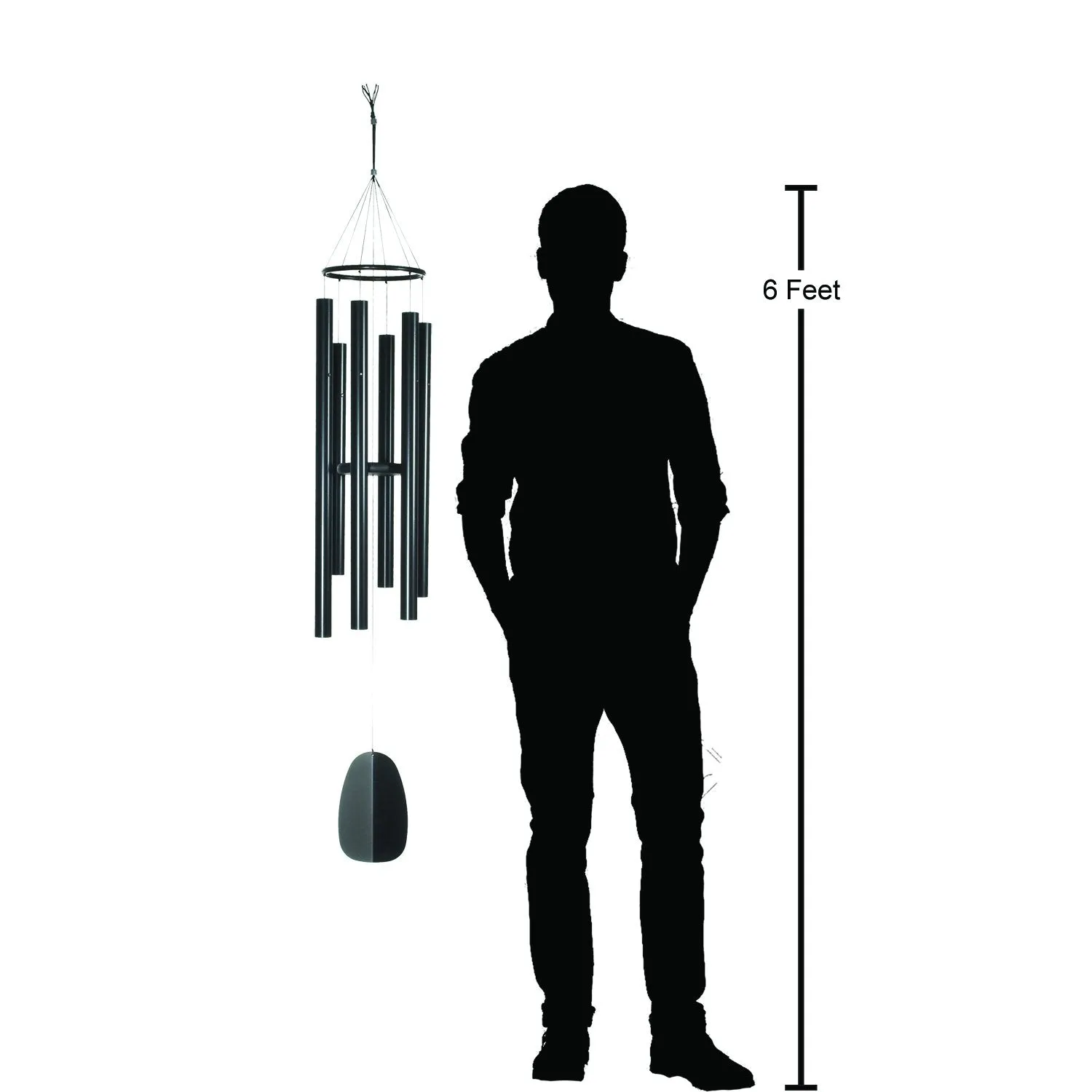 Bells of Paradise - Black, 54-Inch