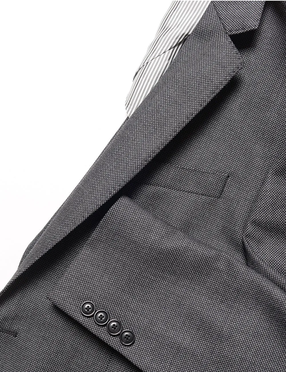 BKT50 Tailored Jacket in Birdseye Weave - Storm Gray