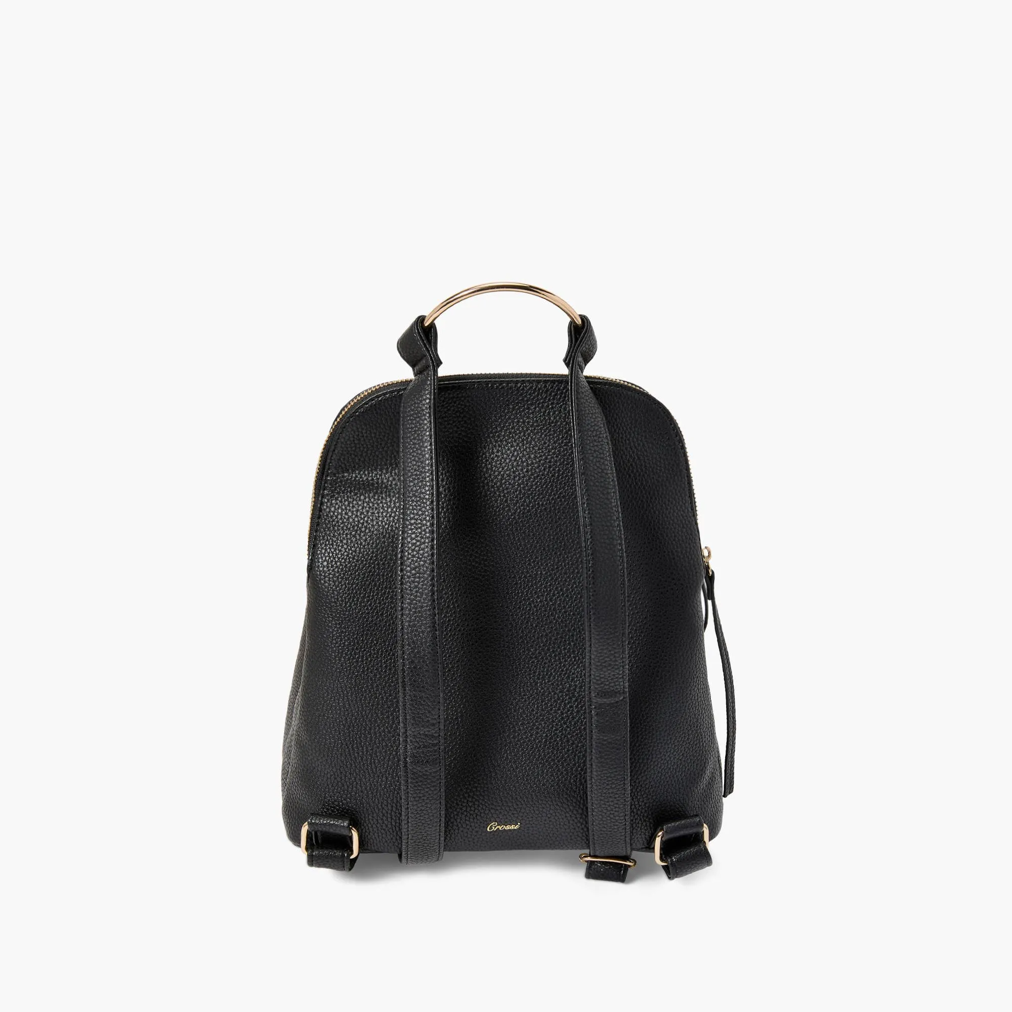 BLACK JASMINE BOW BACKPACK HANDBAG