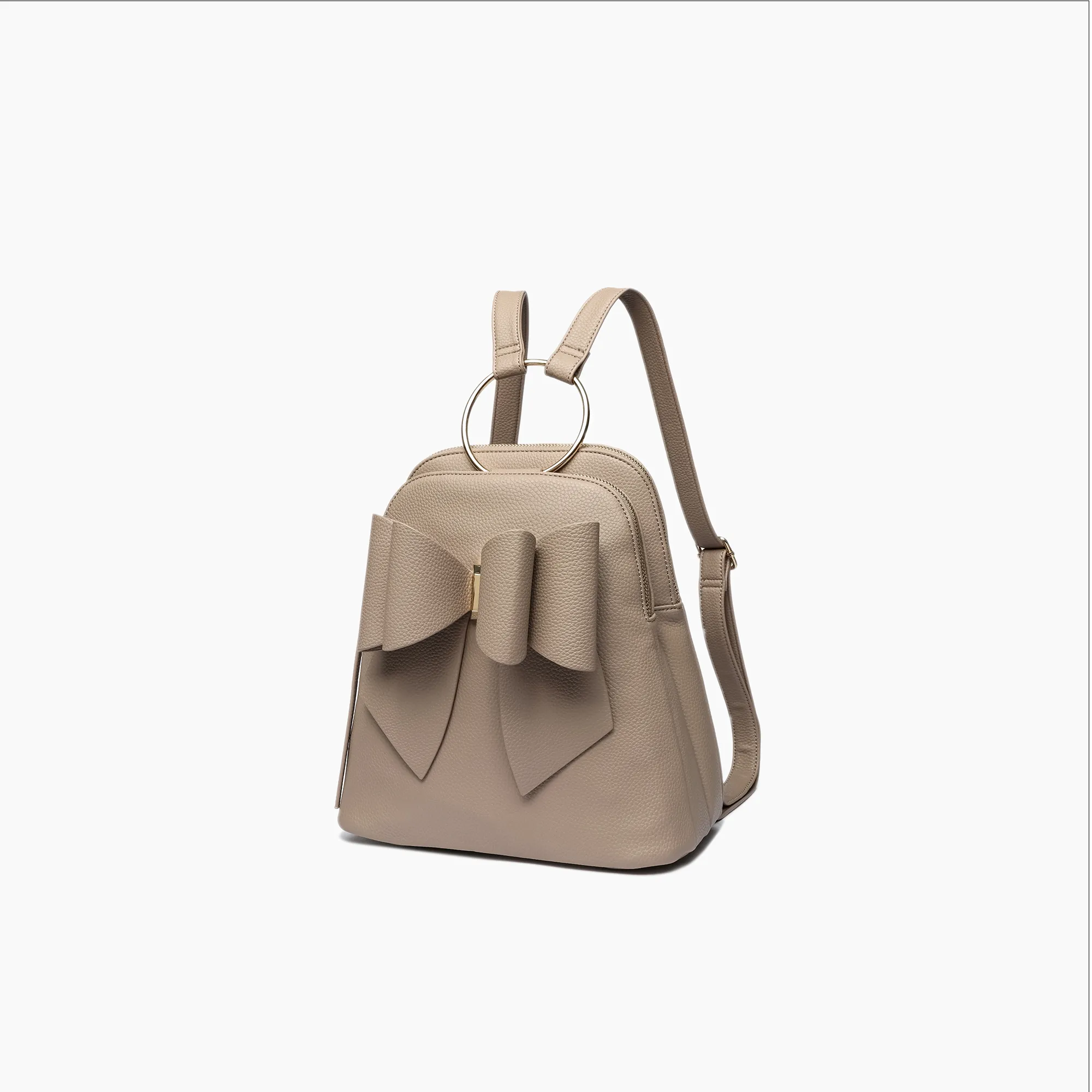 BLACK JASMINE BOW BACKPACK HANDBAG