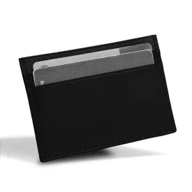 Black Leather Slim Cardholder