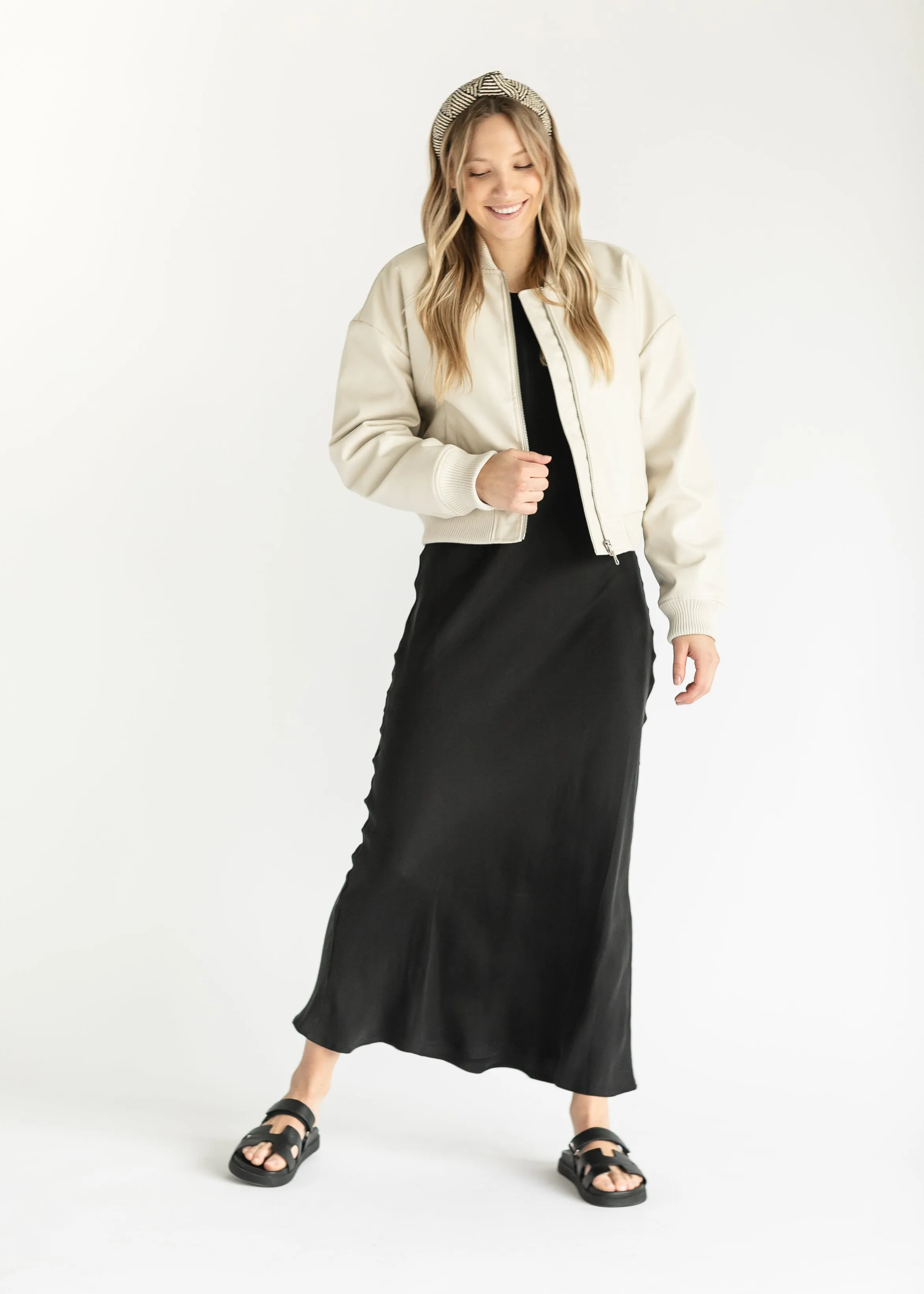 Black Tank Sleeve Maxi Dress - FINAL SALE