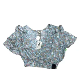 Blue & Gold Top Short Sleeve Easel, Size S