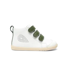 Bobux I-Walk Hi Court White   Forest
