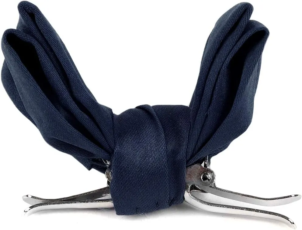 Boy's Poly Satin Banded Clip On Bow Ties