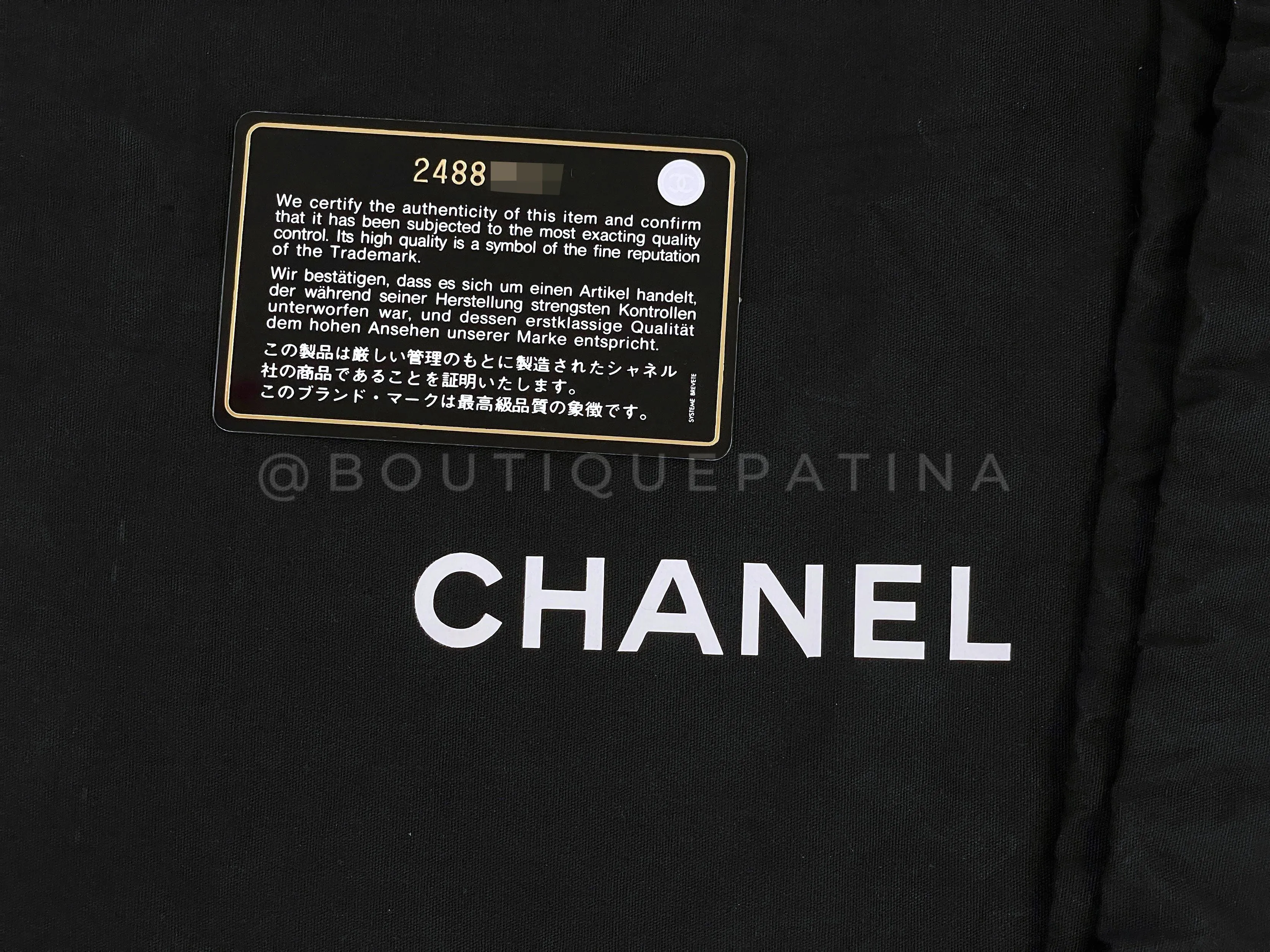 Chanel Black Caviar Chevron Small Boy Flap Bag GHW