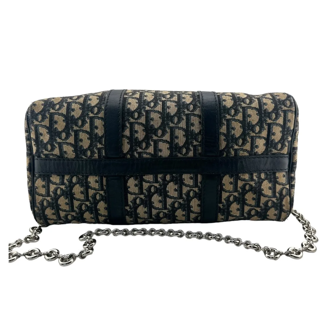 CHRISTIAN DIOR Canvas Trotter Boston Bag
