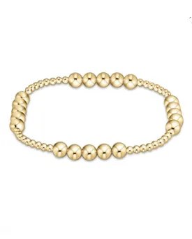 Classic Beaded Bliss 2.5 mm Bed Bracelet - 5mm - Mixed Metal
