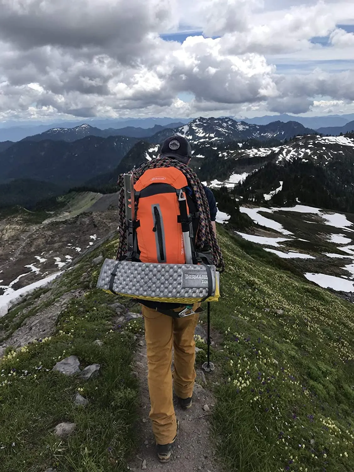 DURATON Hiking Backpack 50L, Water Resistant Light-Weight Day Pack for Backpacking Camping and Travel