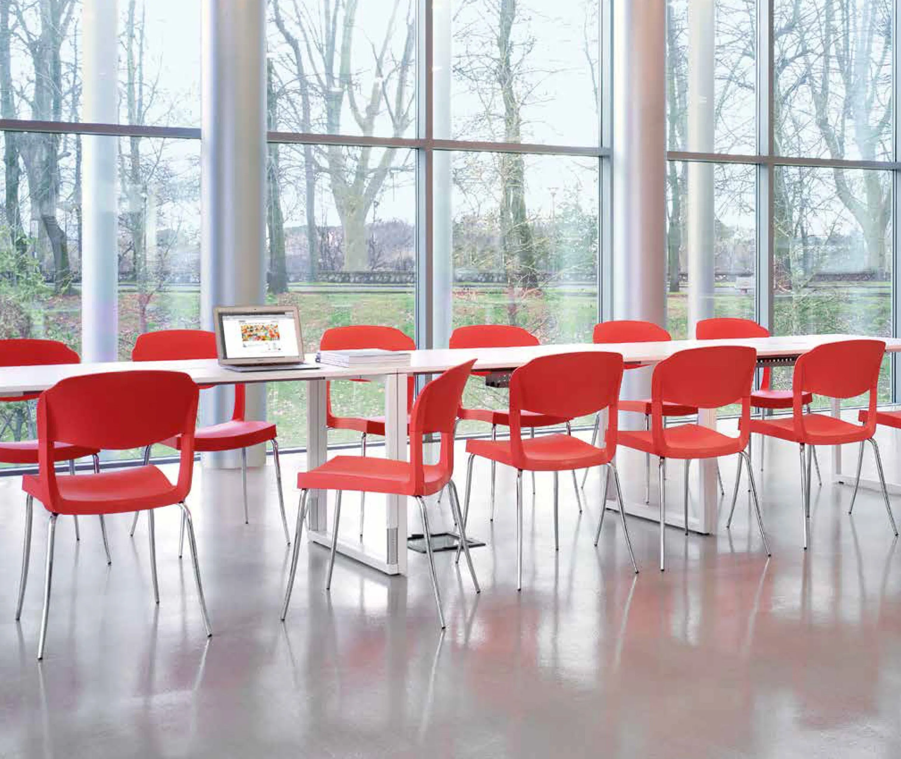 Evo Strass Stackable Chair by Green