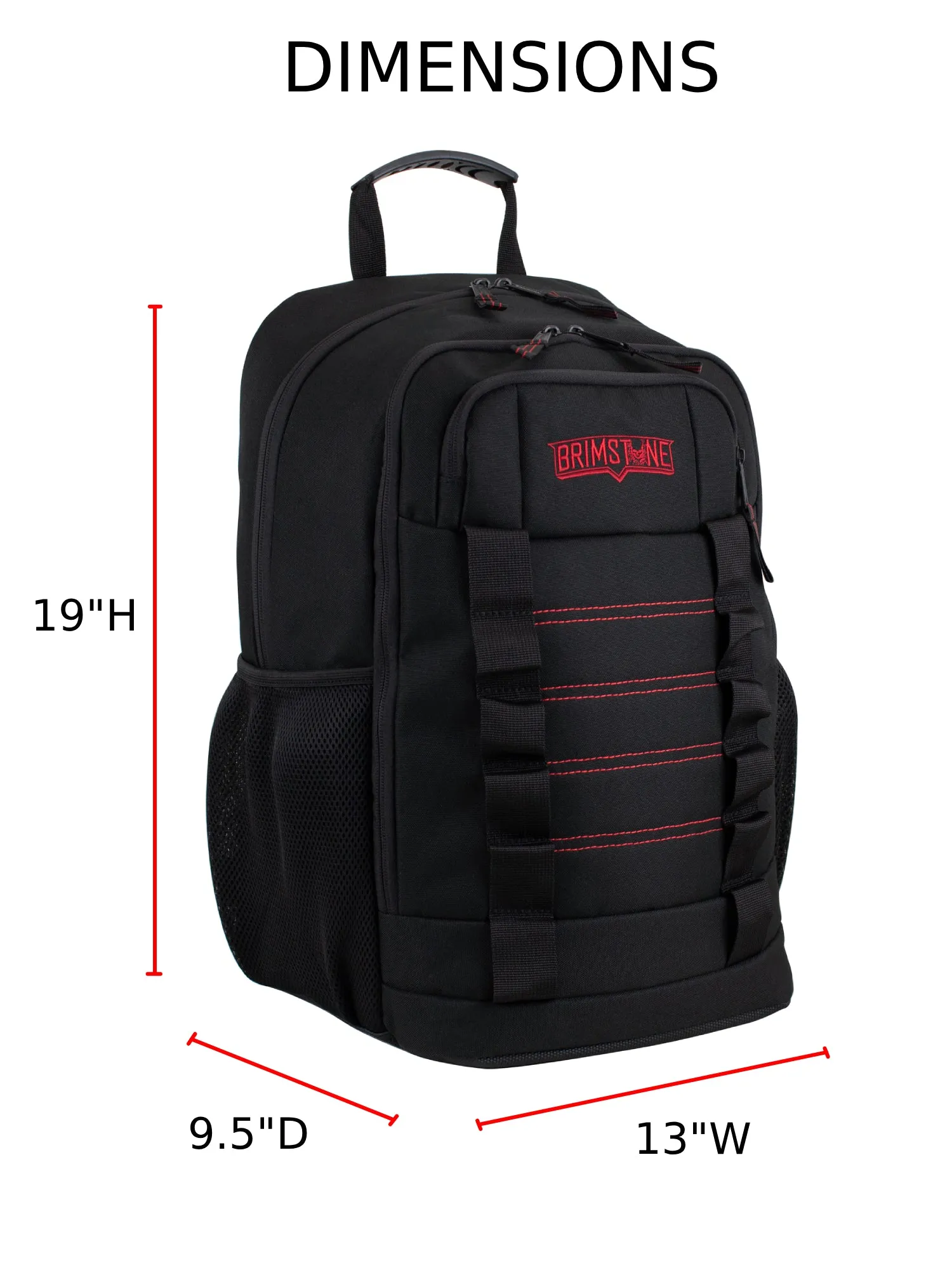 Exclusive Brimstone "Infinite Red" Tactical Backpack