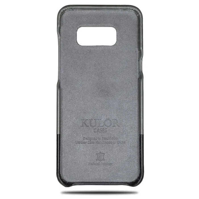 Fossil Gray & Crow Black Samsung Galaxy S8  Plus Leather Case