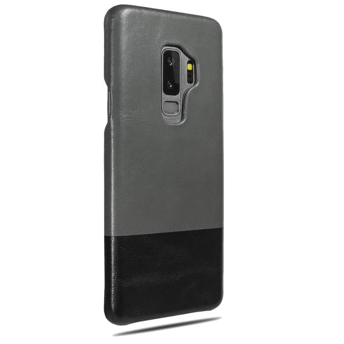 Fossil Gray & Crow Black Samsung Galaxy S9  Plus Leather Case
