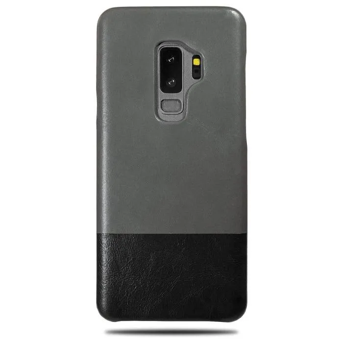Fossil Gray & Crow Black Samsung Galaxy S9  Plus Leather Case