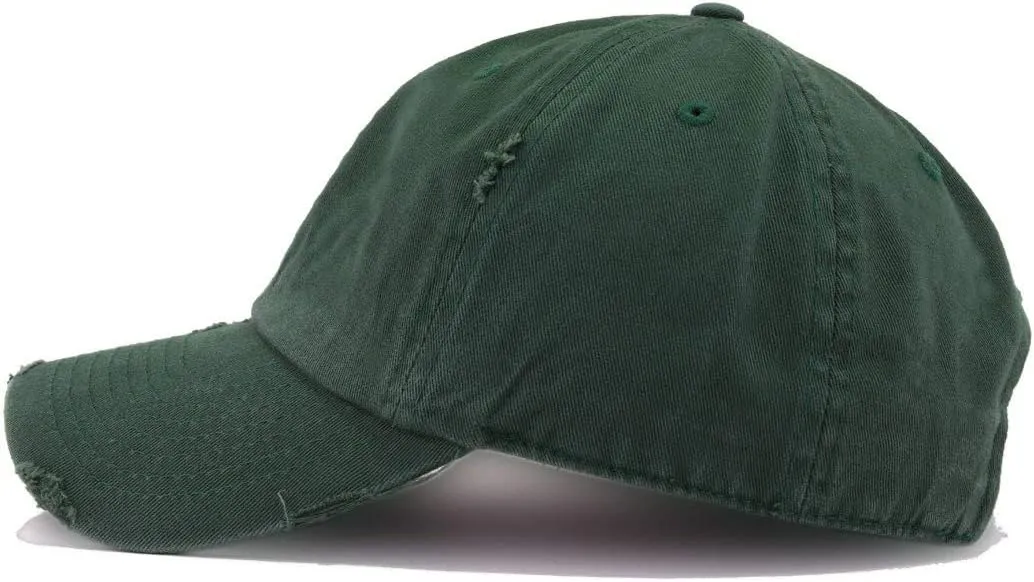 Fuck Cancer Vintage Baseball Cap Embroidered Cotton Adjustable Distressed Dad Hat
