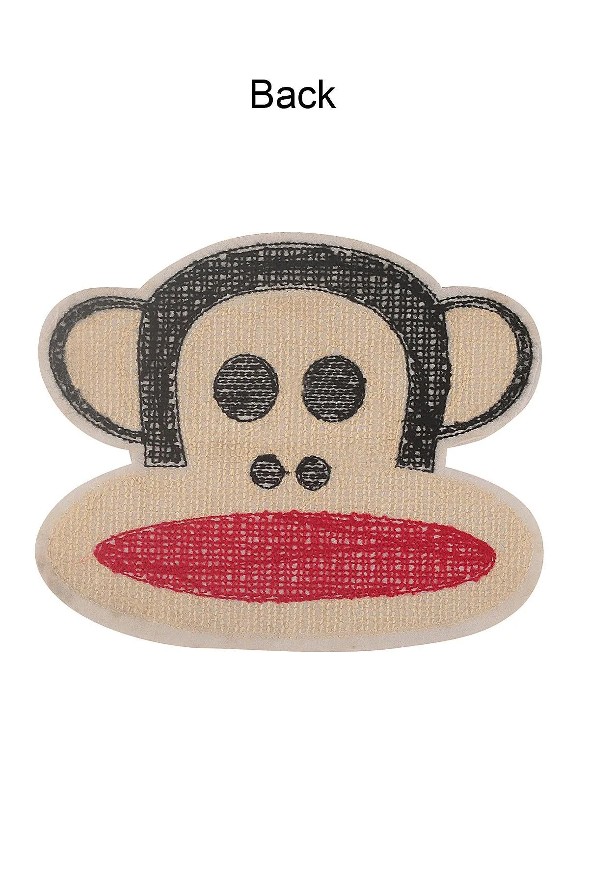 Funny Monkey Face Sew on Chenille Patch