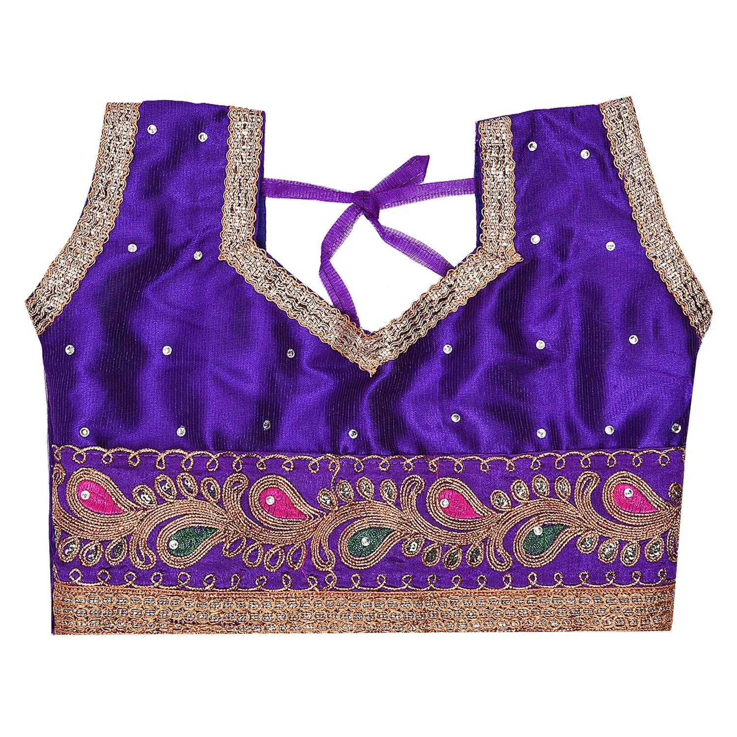 Girls Ethnic Embroidered Lehenga Choli