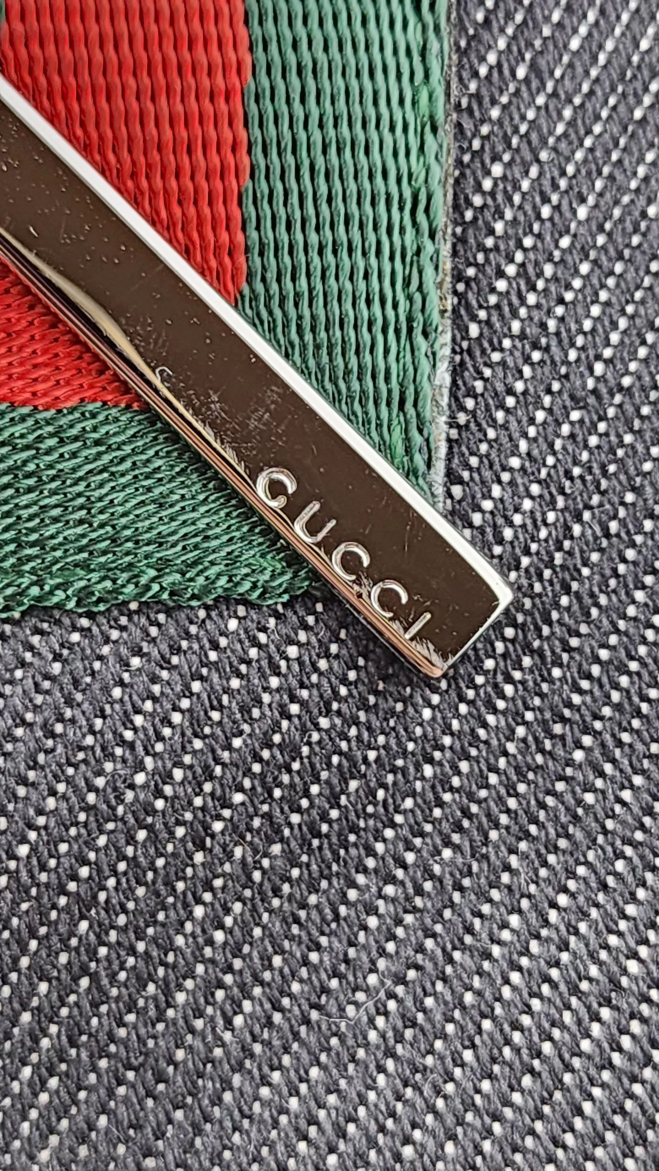 Gucci Denim Sherry Line Tote - 1031