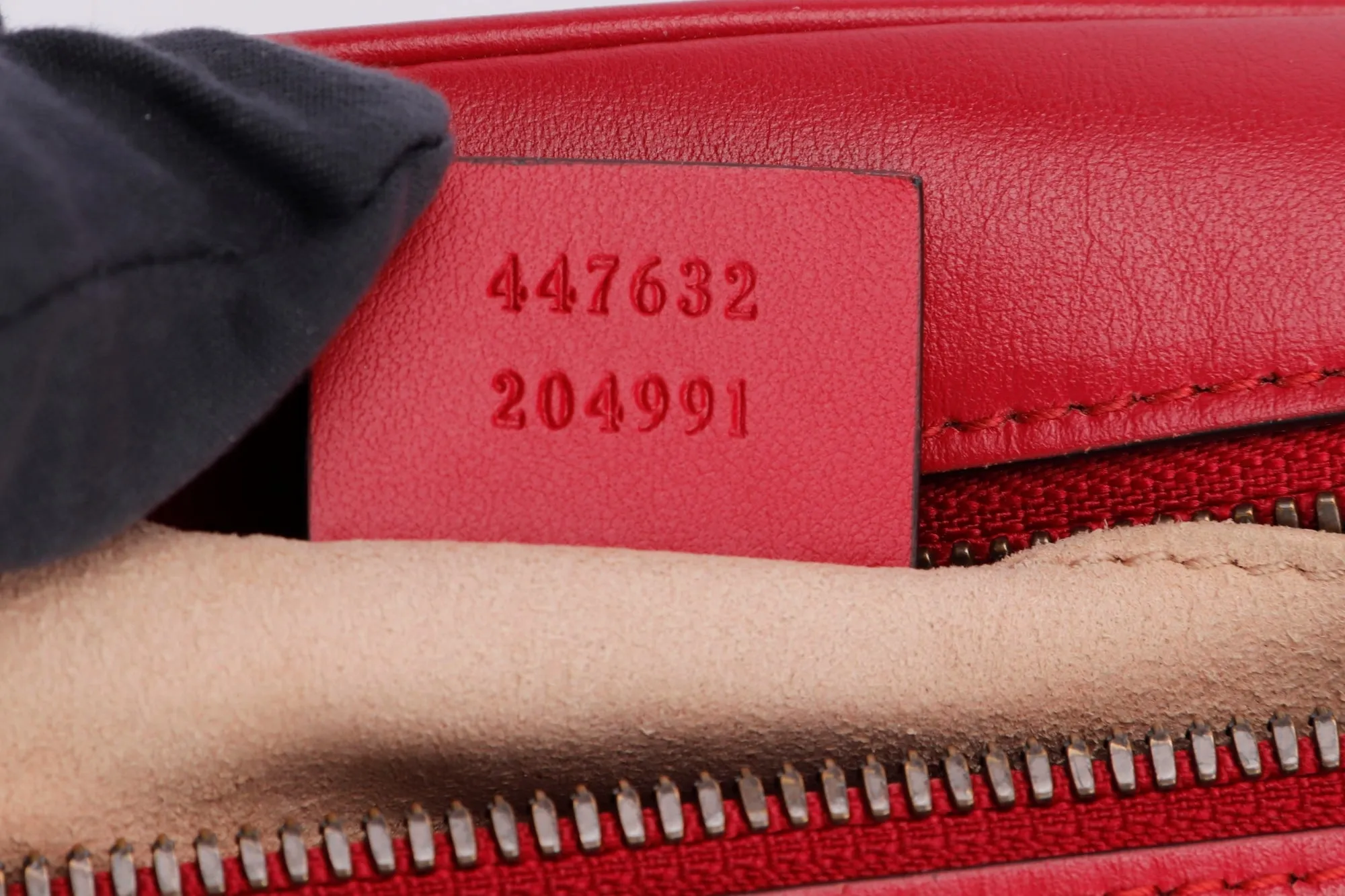 Gucci GG Marmont Shoulder Bag (447632 204991) Red Color Leather, Gold Hardware, no Dust Cover