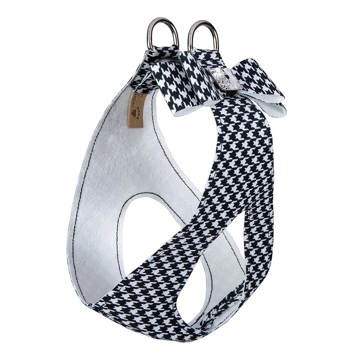 Houndstooth Big Bow Step In Harness