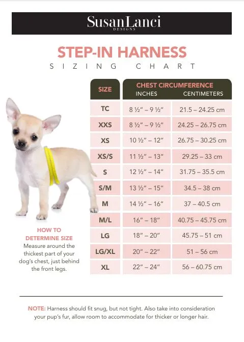 Houndstooth Big Bow Step In Harness