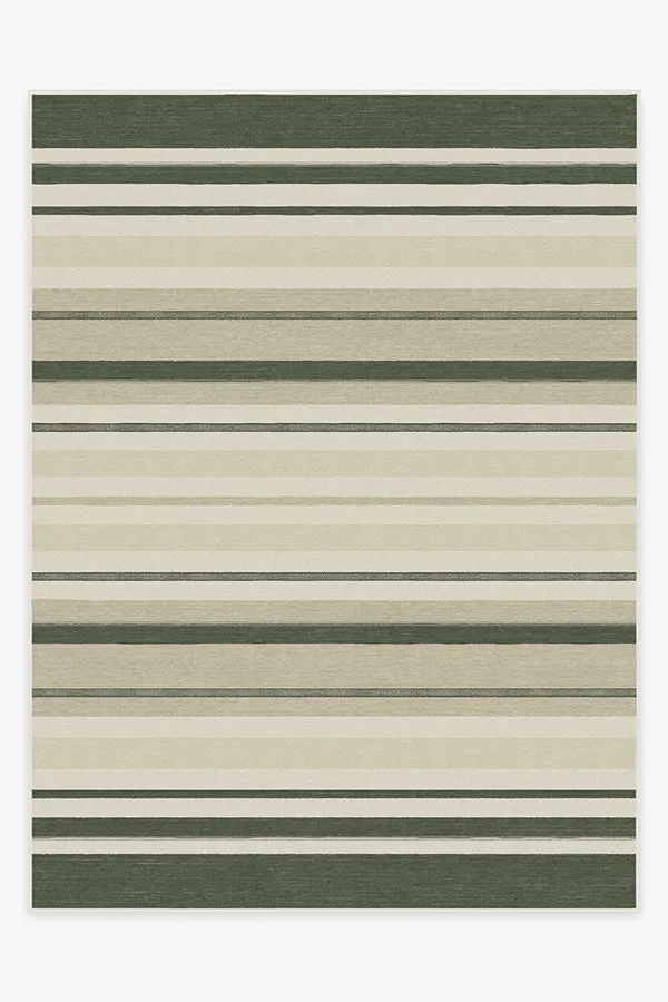Kesiya Stripe Sage Green Rug