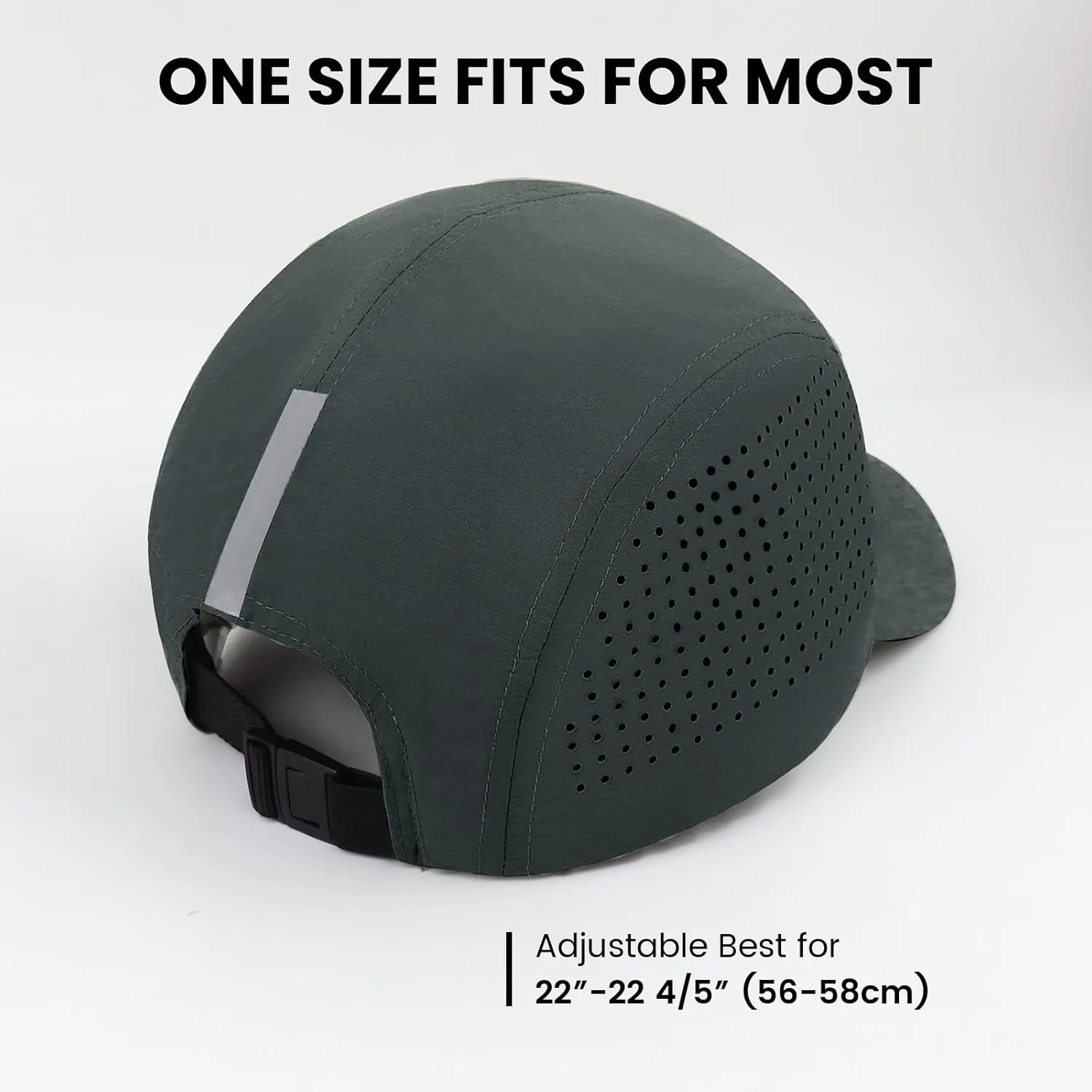 KOPHINOOR Baseball Cap Cooling Hat, Reflective Golf Running Hat for Men Women, Foldable Performance Hat for Outdoors
