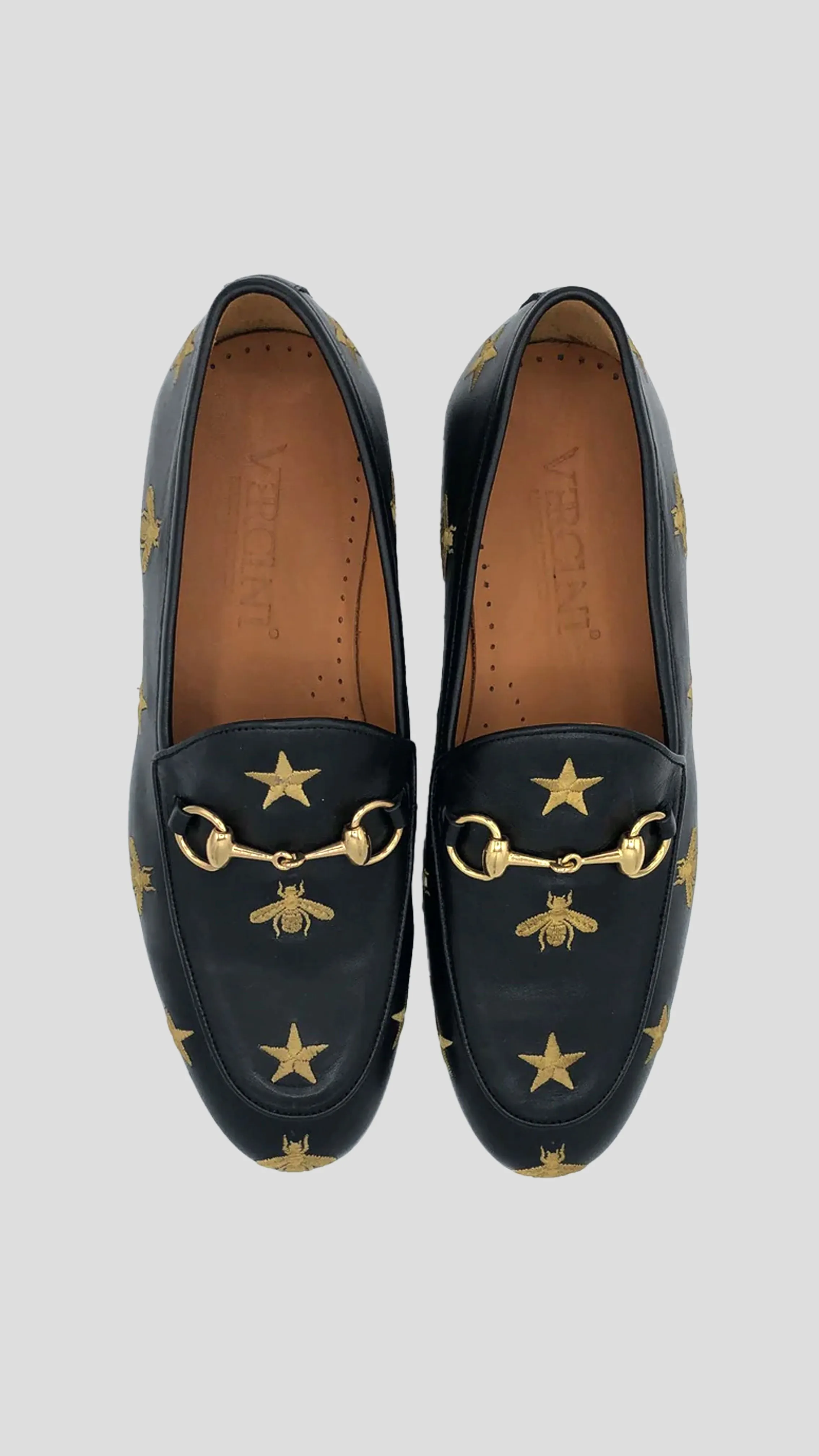 Men's Luxury Embroidered Loafers by Vercini