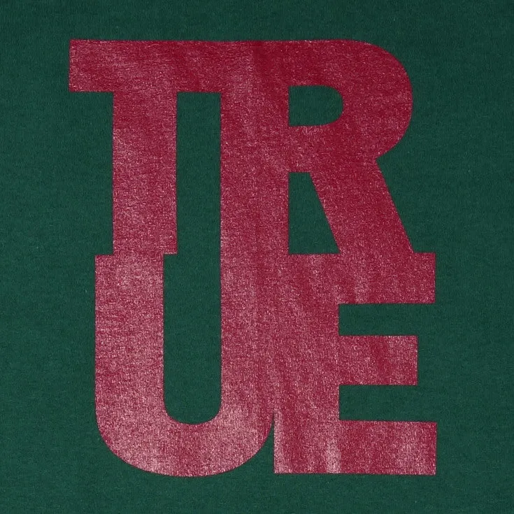 Mens True Logo T-Shirt Green/Red