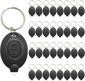 Mini Keychain Flashlight, Ultra Bright Micro Torch, Compact Key Ring Light with White Beam, Emergency Pocket Torch for Outdoor Camping Hiking (32 PCS)