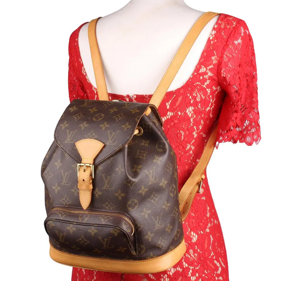 Montsouris Mm Backpack (Authentic Pre-owned)